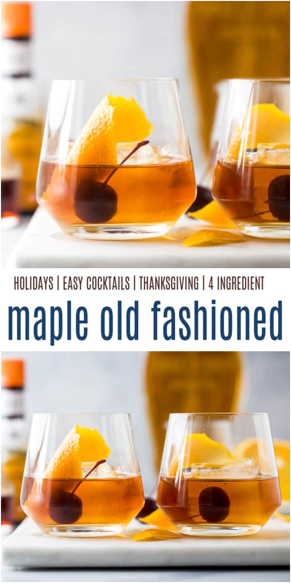 Maple Bourbon Verification Old Fashioned