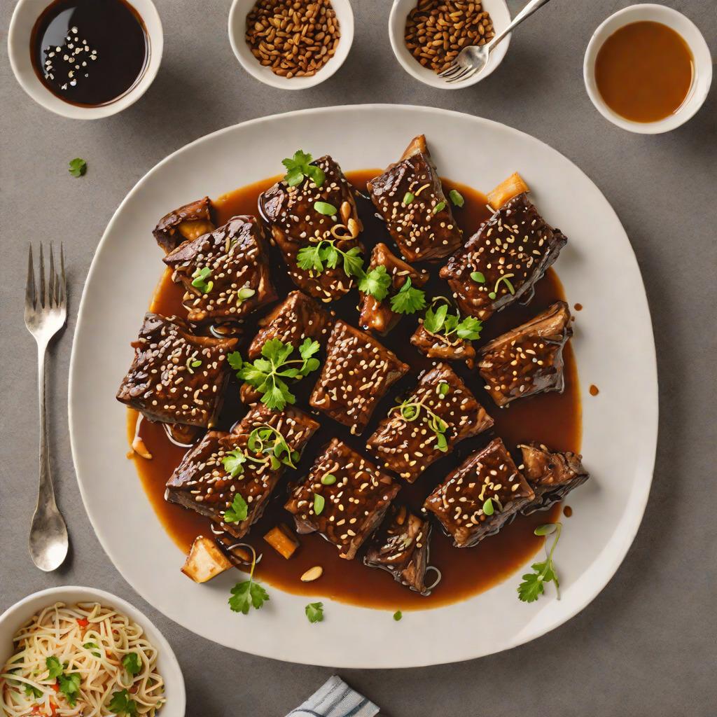 Soy-Garlic Braised Short Ribs (Galbijjim)
