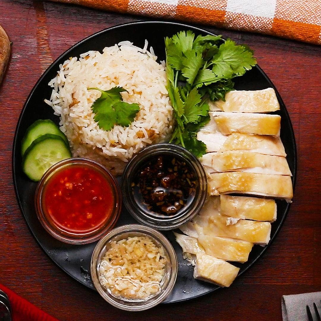 Wok-Fried Kopitiam-Style Hainanese Chicken Rice