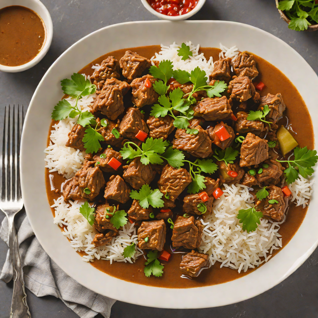 Slow Cooker Malaysian Beef Rendang with Coconut Milk