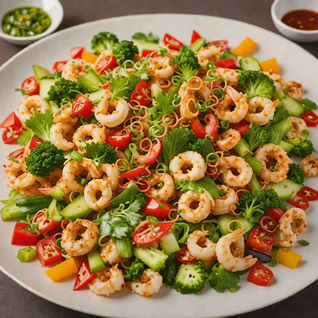 Spicy Korean-Style Stir-Fried Squid with Vegetables