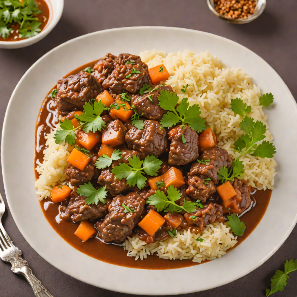 Slow-Simmered Kenyan Beef Stew with Ugali