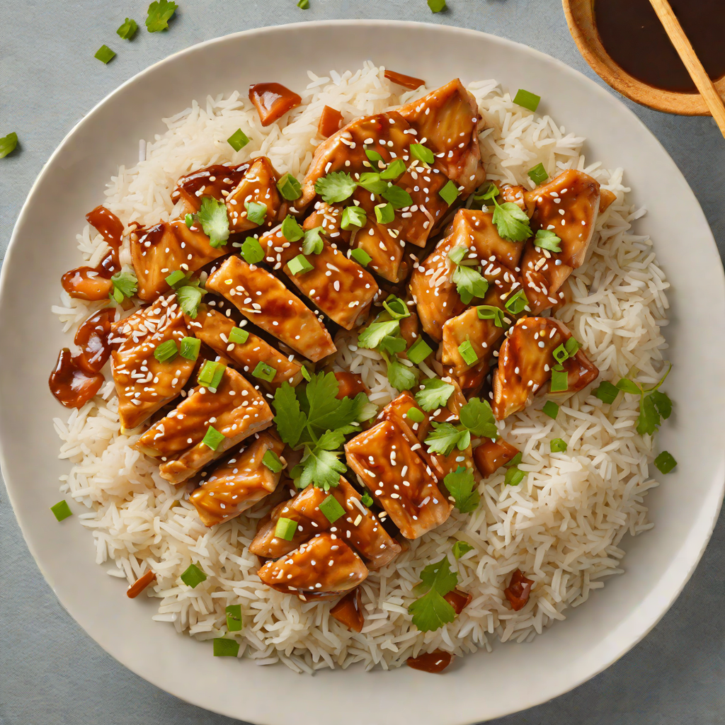 Teriyaki Chicken with Steamed Rice