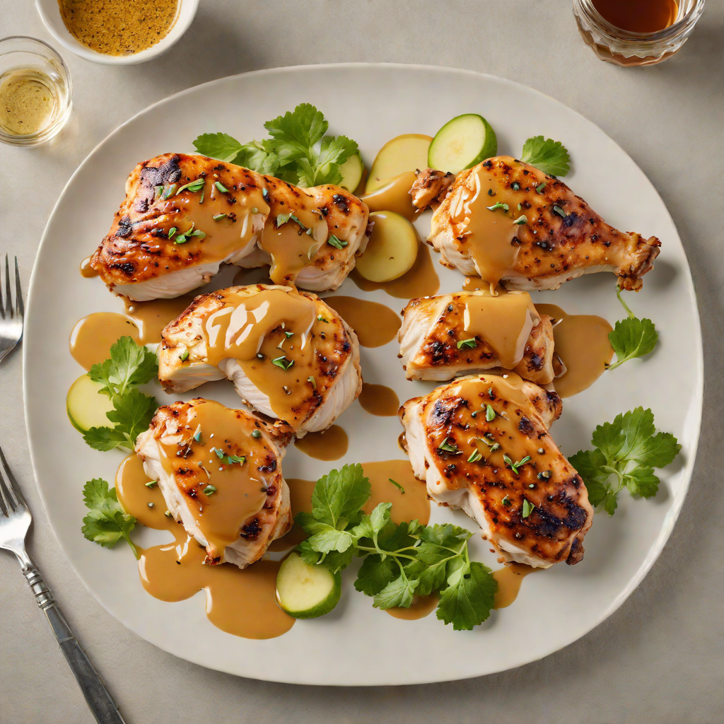 Pan-Seared Chicken with Apple Valley Honey-Mustard Glaze