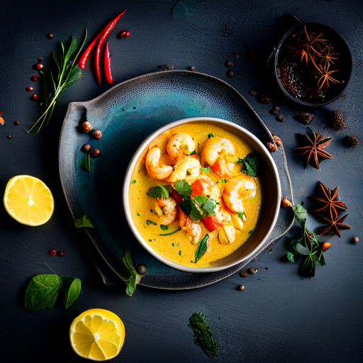 Spiced Coconut Shrimp Curry