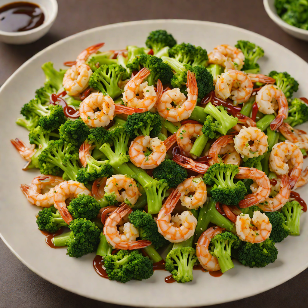 Shrimp Stir-Fry with Ginger Soy Glaze and Broccoli