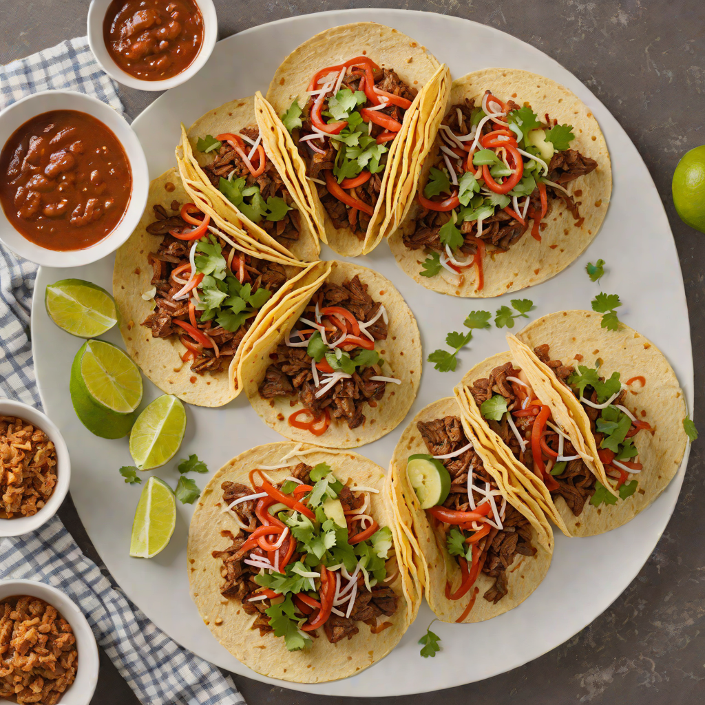 Slow-Simmered Birria Beef Tacos with Chile Adobo Sauce