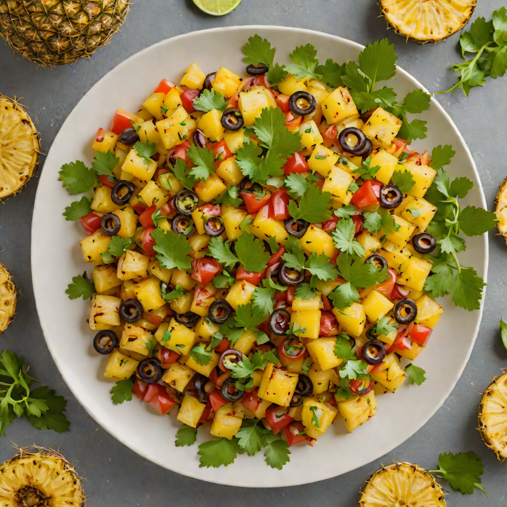 Charred Tiki-Style Pineapple Salsa with Jalapeño and Cilantro