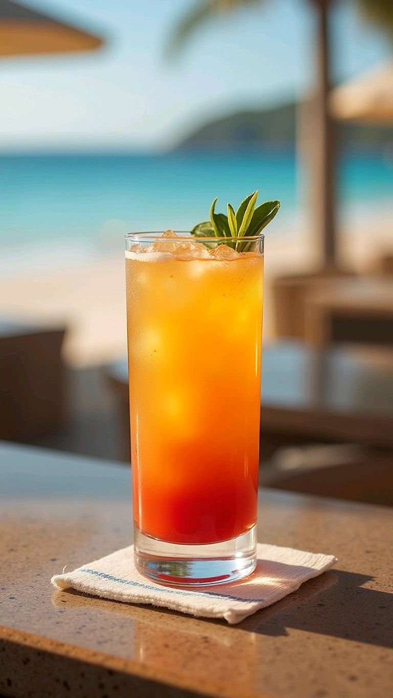 Cloudy Sunset Rum Punch