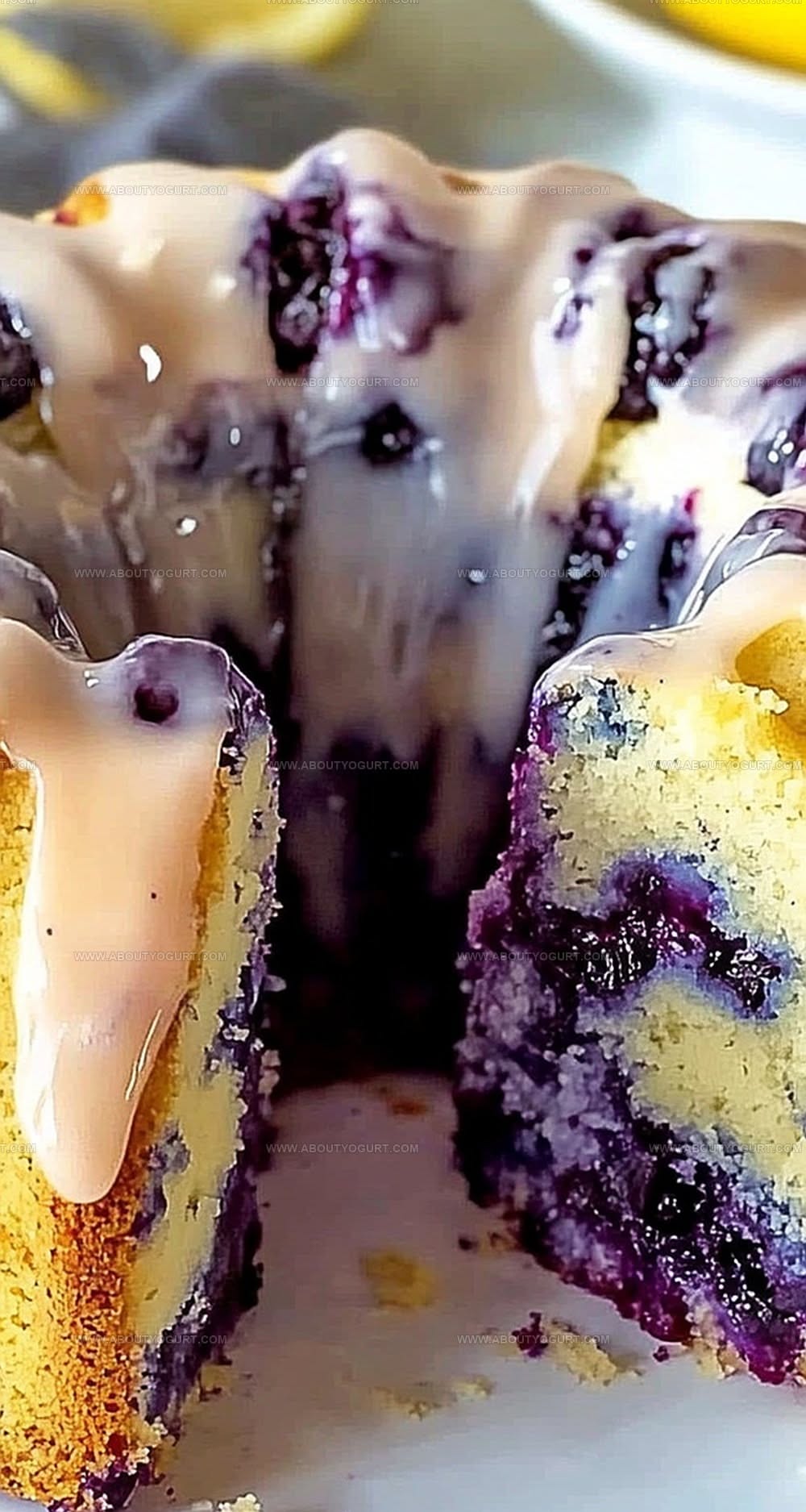 One-Pan Lemon Blueberry Pound Cake