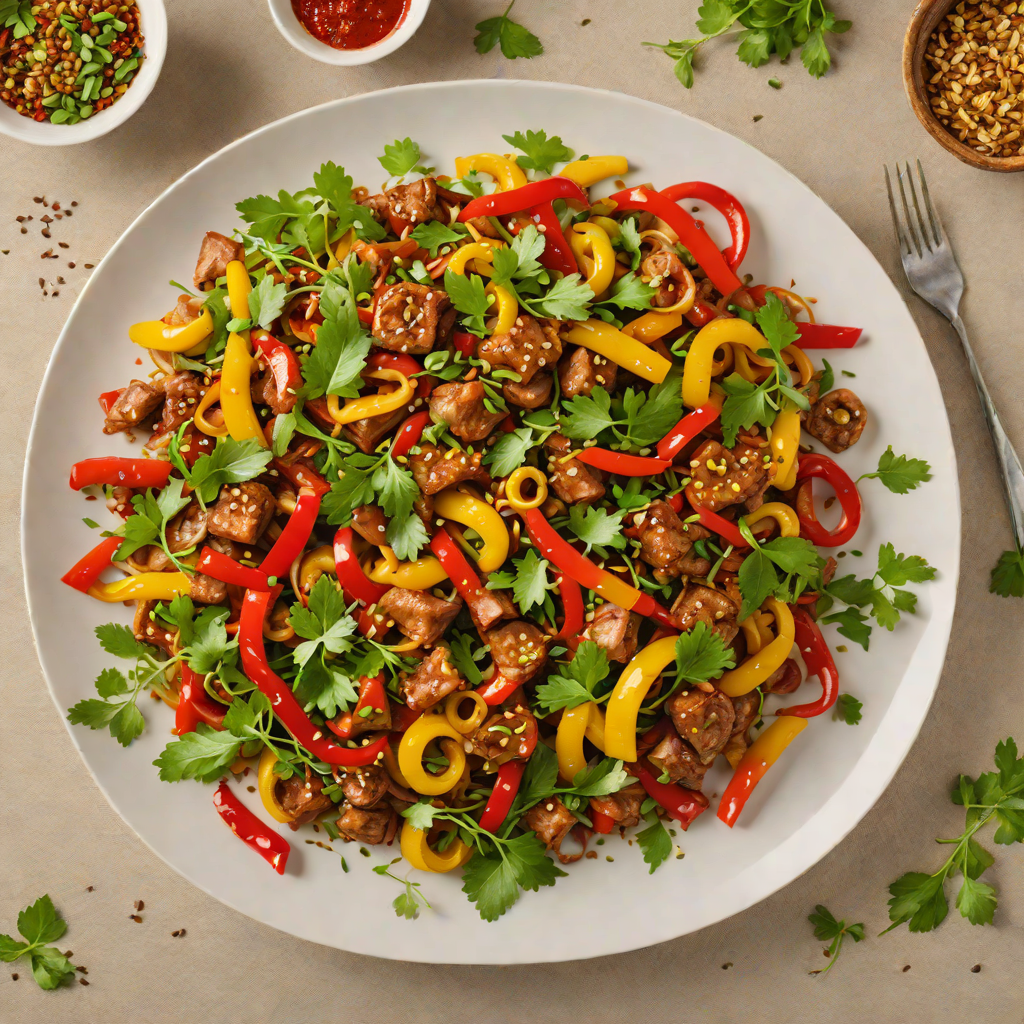 Spiced Tibs Stir-Fry with Berbere and Fresh Herbs