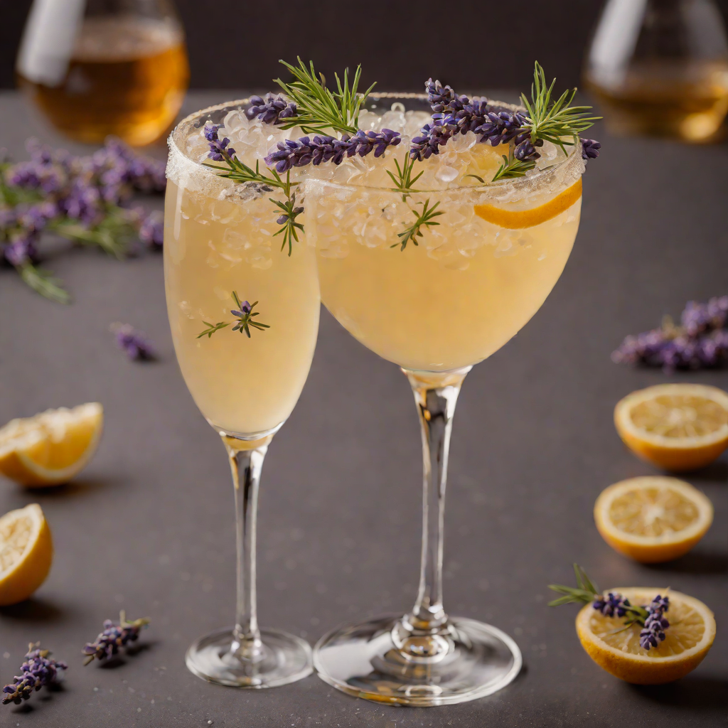 Sparkling Honey-Lavender Fizz