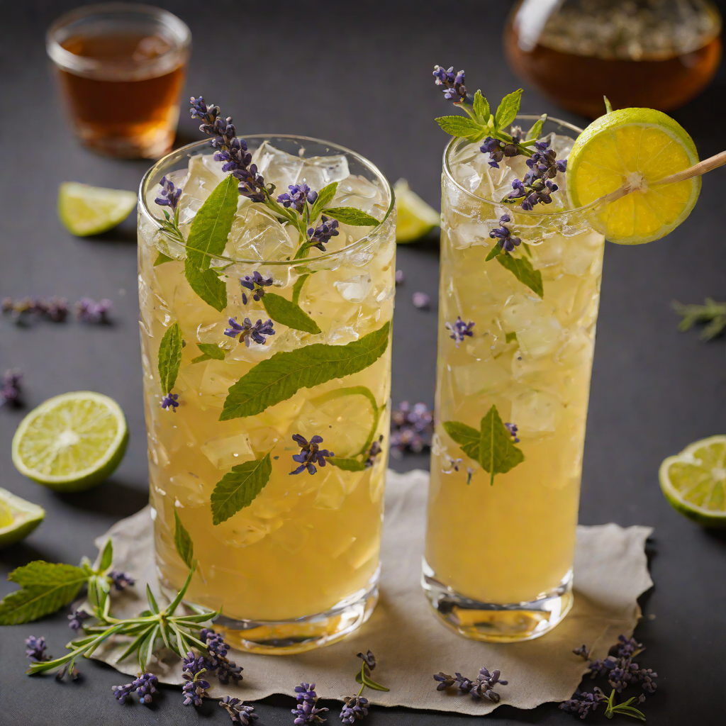 Honey-Lavender Iced Green Tea