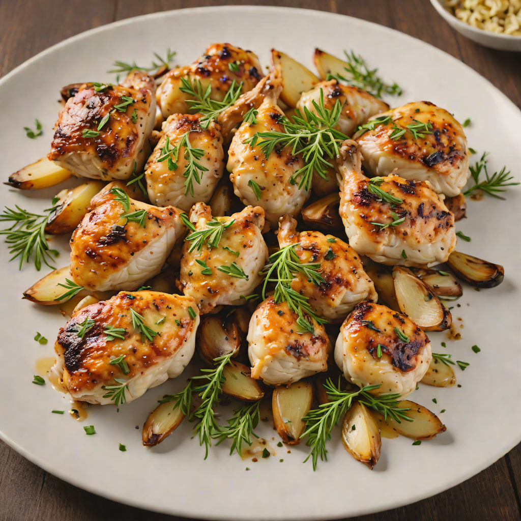 Sautéed Chicken with Pan-Roasted Garlic and Thyme