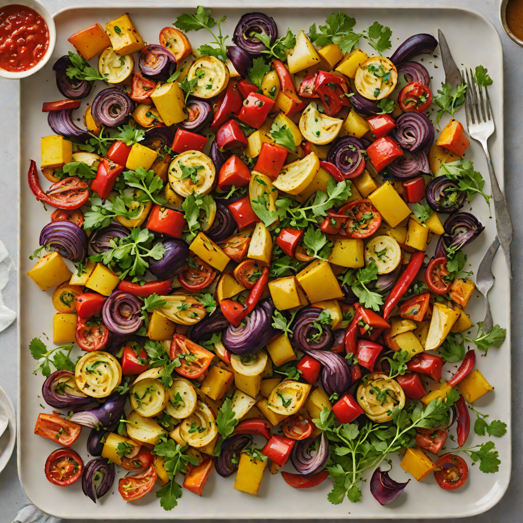 Sheet Pan Harissa-Spiced Roasted Vegetables