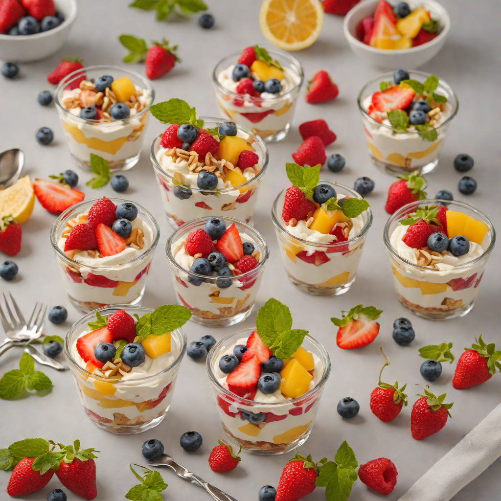 No-Bake Fruity Yogurt Parfait Cups