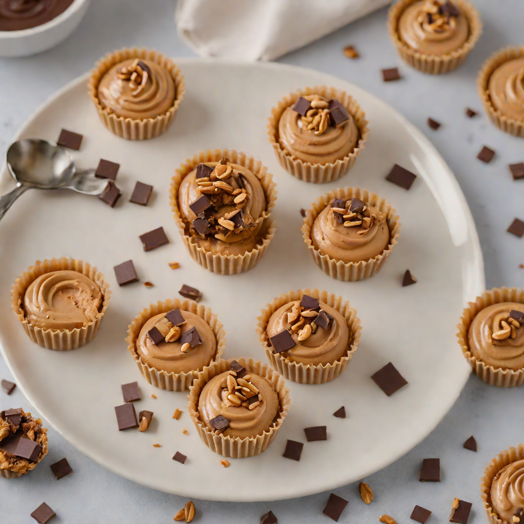 No-Bake Keto Chocolate Peanut Butter Cheesecake Cups