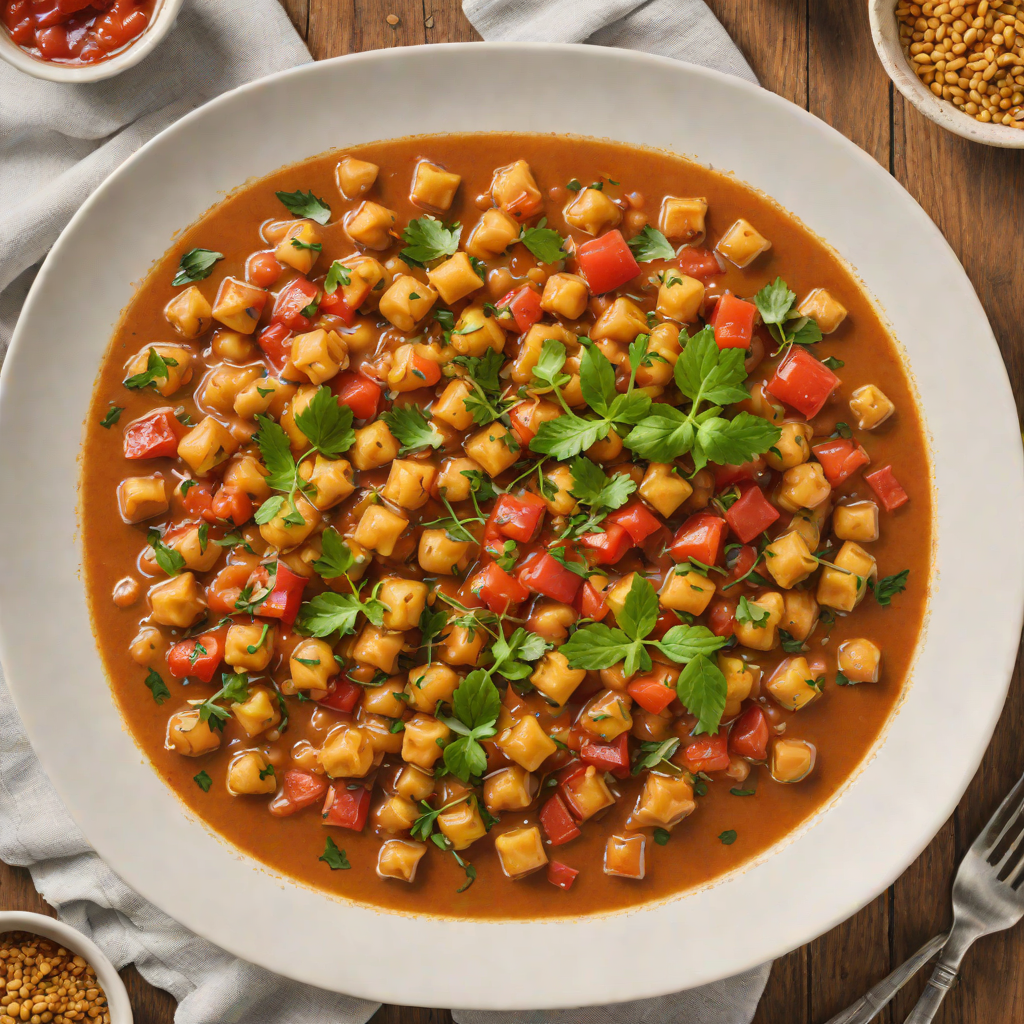Slow-Cooked Chickpea Stew with Tomatoes and Cinnamon