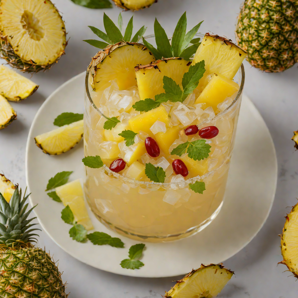 Tiki-Inspired Spiced Rum Pineapple Smash