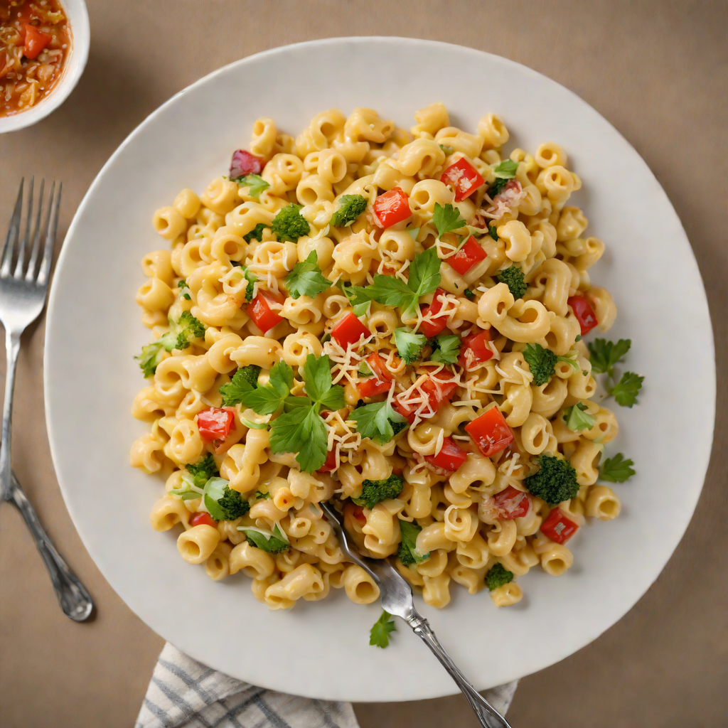 Vegetable-Loaded Mac and Cheese with Hidden Cauliflower Sauce
