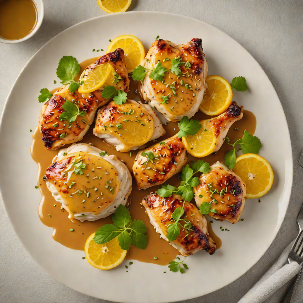 Pan-Seared Chicken with Tangy Citrus-Mustard Glaze