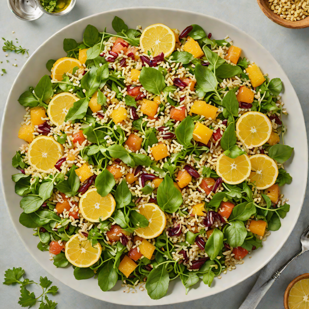 Mediterranean-Inspired Citrus and Herb Quinoa Salad
