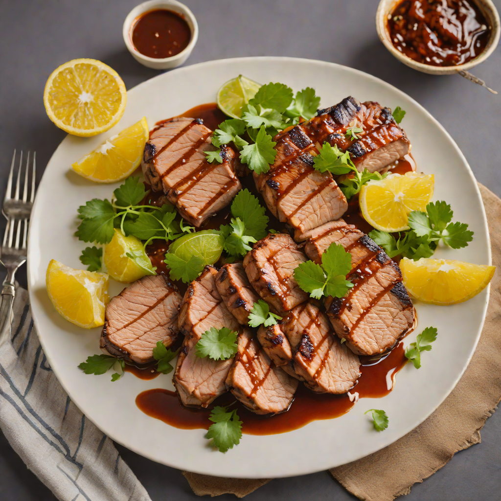 Citrus-Marinated Grilled Pork with Guatemalan Recado Rojo