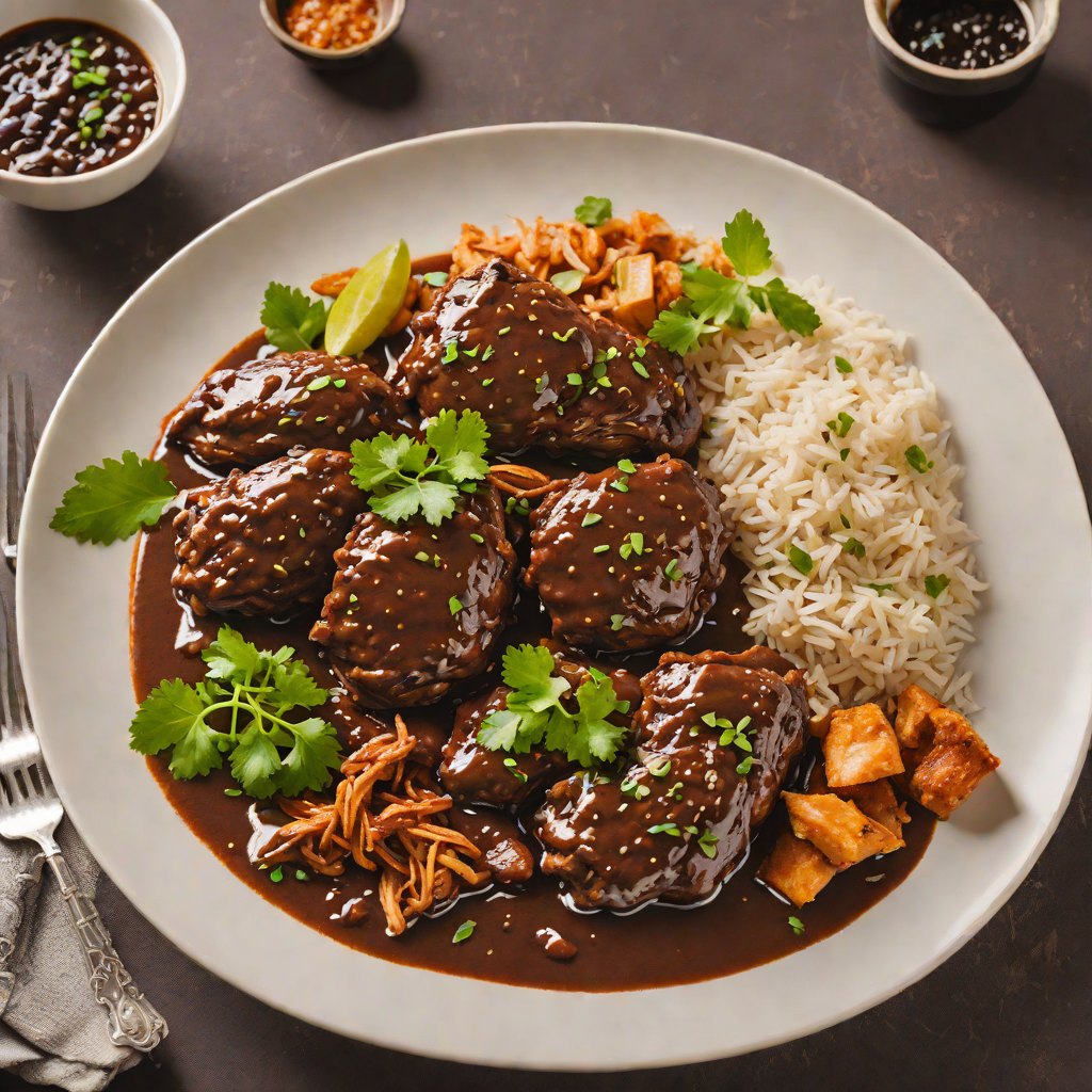 Slow-Simmered Oaxacan Negro Mole with Chicken Thighs