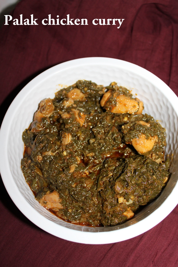 Indian Chicken Palak Curry