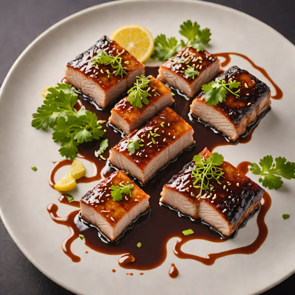 Slow-Cooked Pork Belly with Five-Spice and Dark Soy Glaze