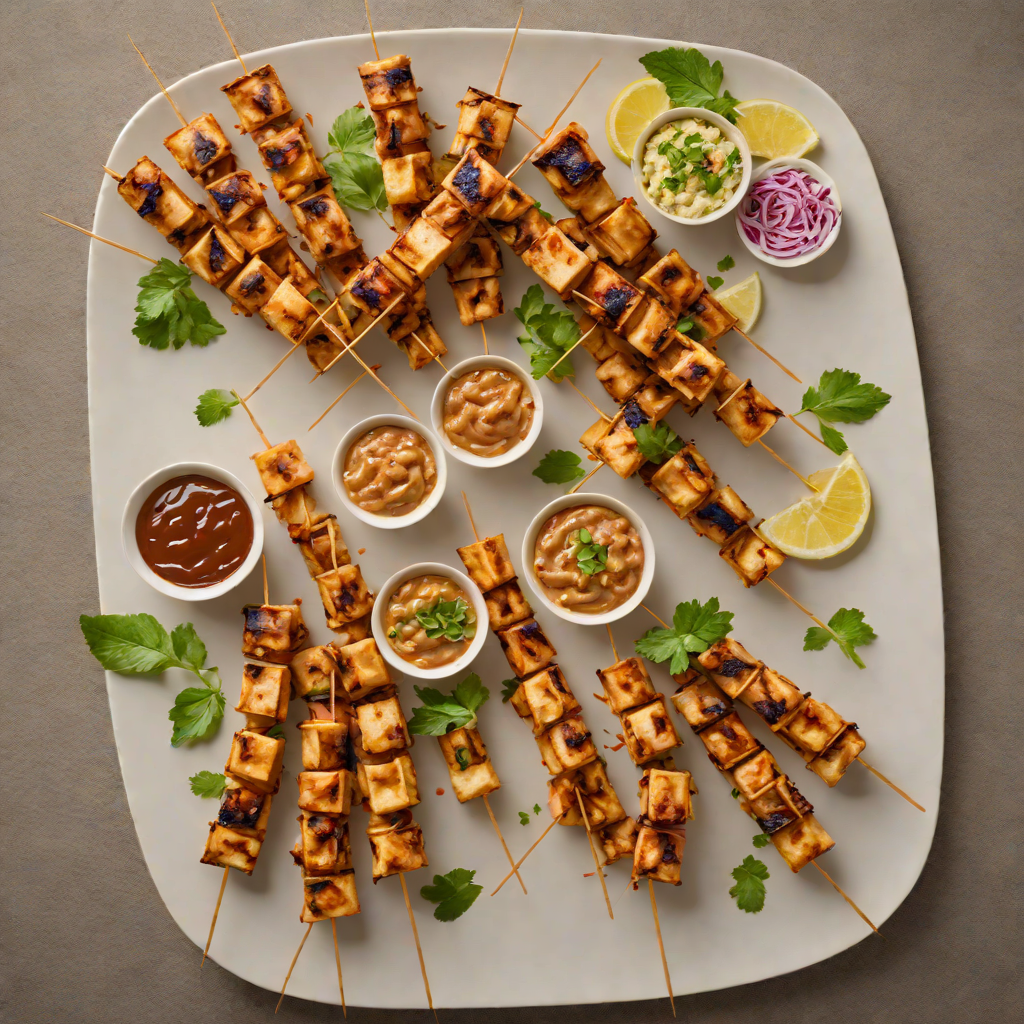 Spiced Peanut and Cassava Street Food Skewers