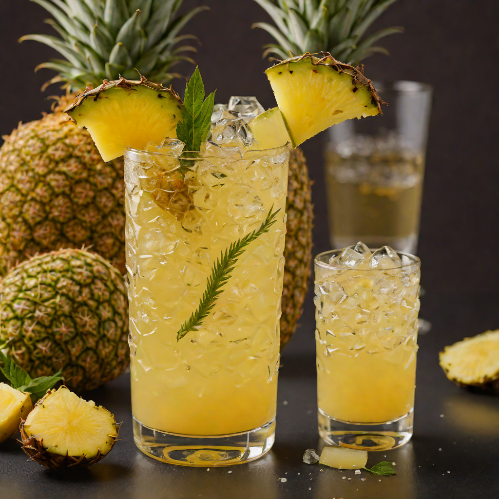 Tropical Pineapple-Ginger Popular Cooler