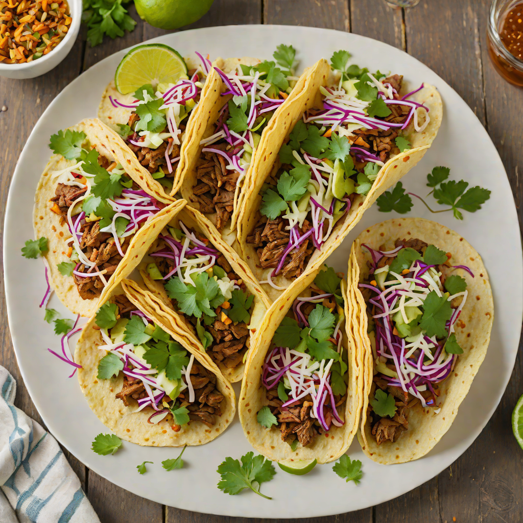 Regional-Inspired Spiced Beef Tacos with Fresh Cilantro Lime Slaw