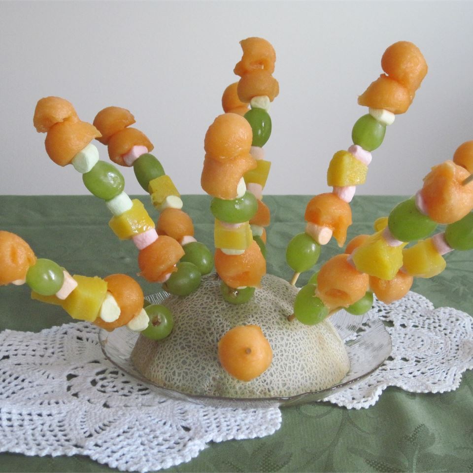 Fun Fruit Skewer Sorbet