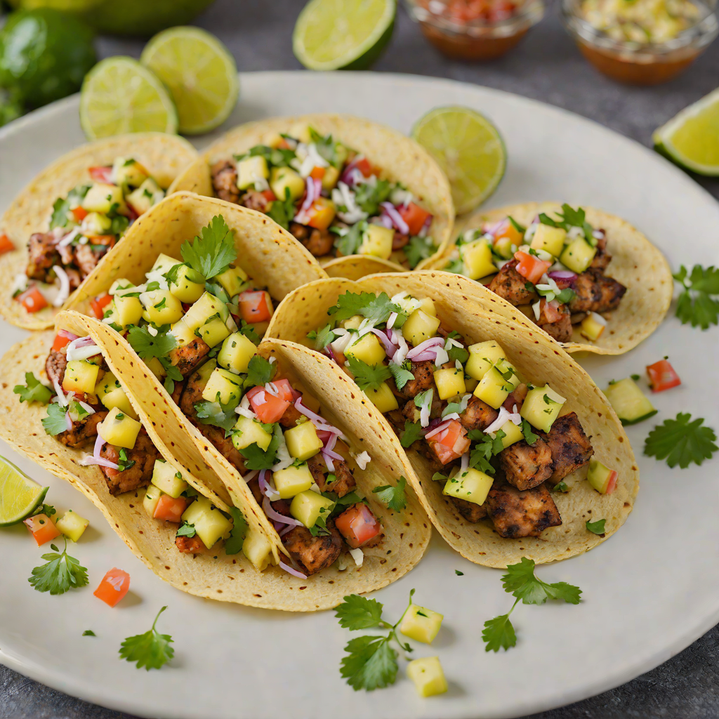 Blackened Mahi-Mahi Tacos with Pineapple Salsa