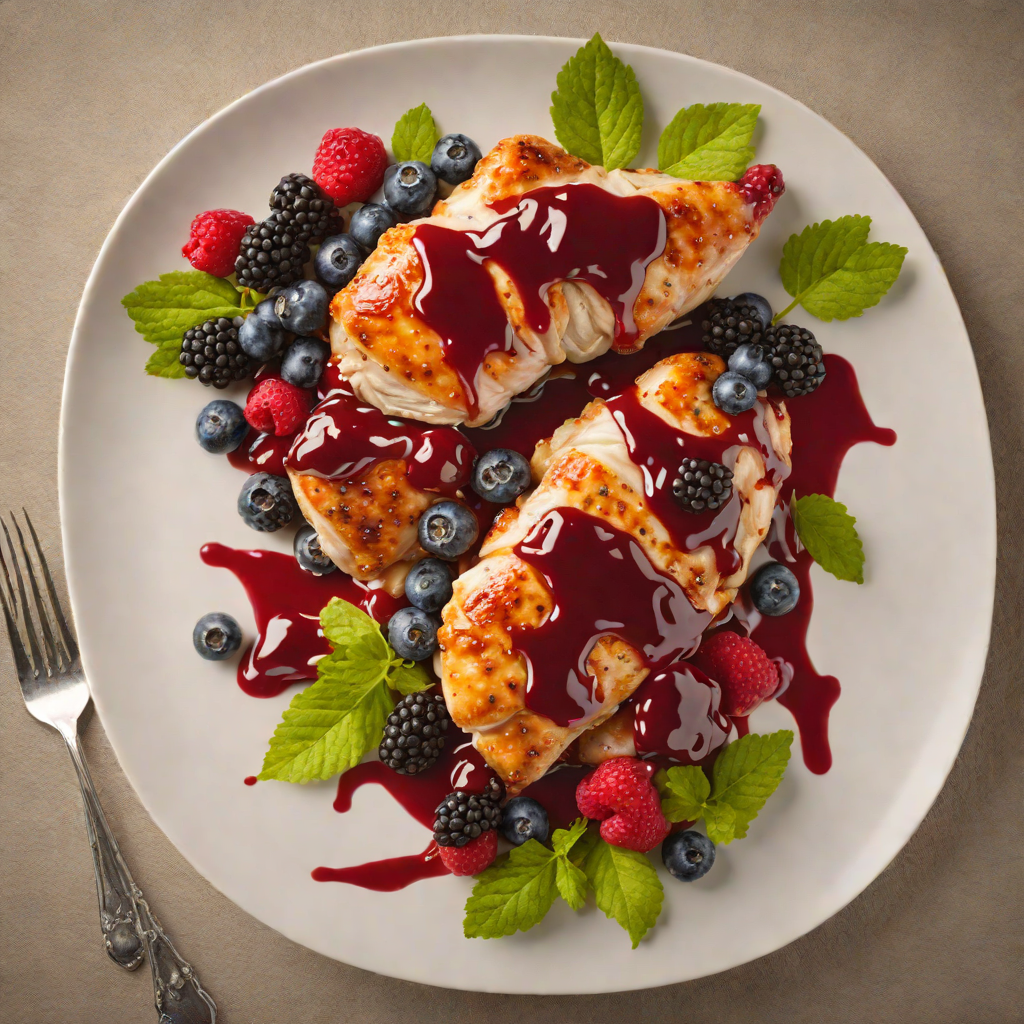 Pan-Seared Chicken with Berry Glaze