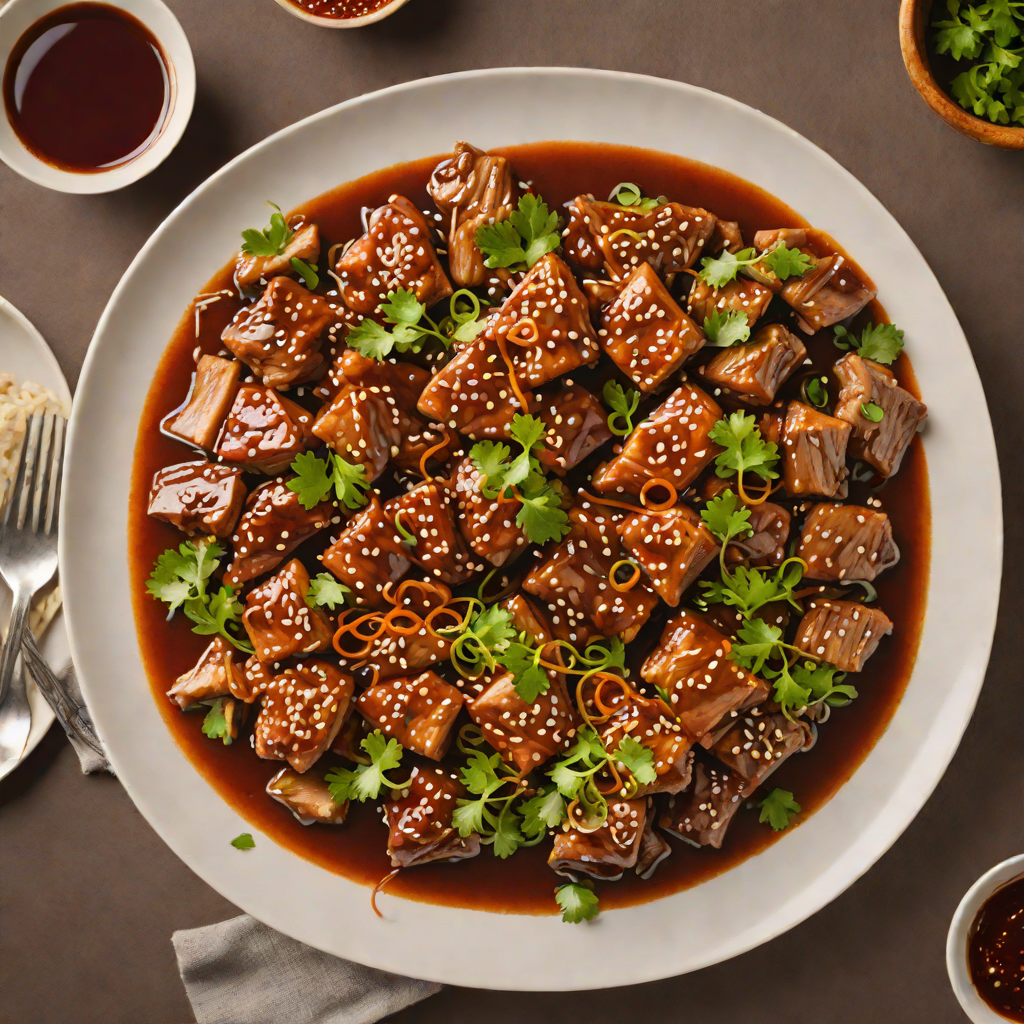 Spicy Korean-Style Braised Pork with Gochujang and Soy
