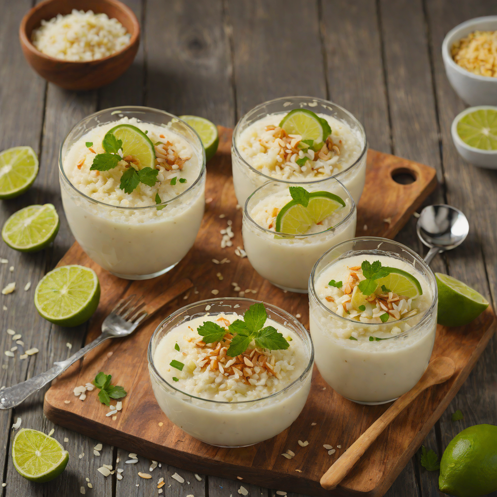Honey-Lime Coconut Tapioca Pudding