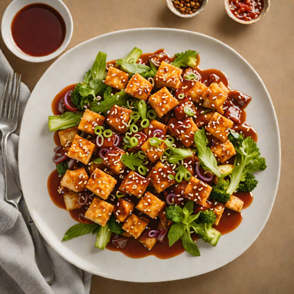 Crispy Korean-Inspired Tofu Stir Fry with Gochujang Sauce