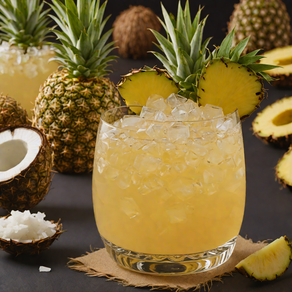 Tiki-Inspired Pineapple and Coconut Rum Punch