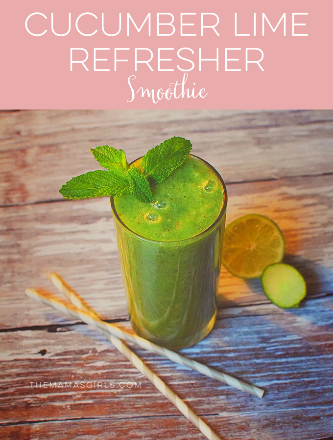 Hydrating Cucumber-Lime Refresher Smoothie
