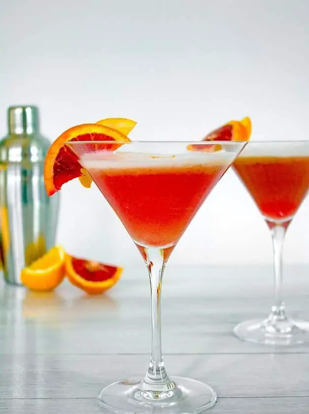 Gin Lemonade Sour with Blood Orange