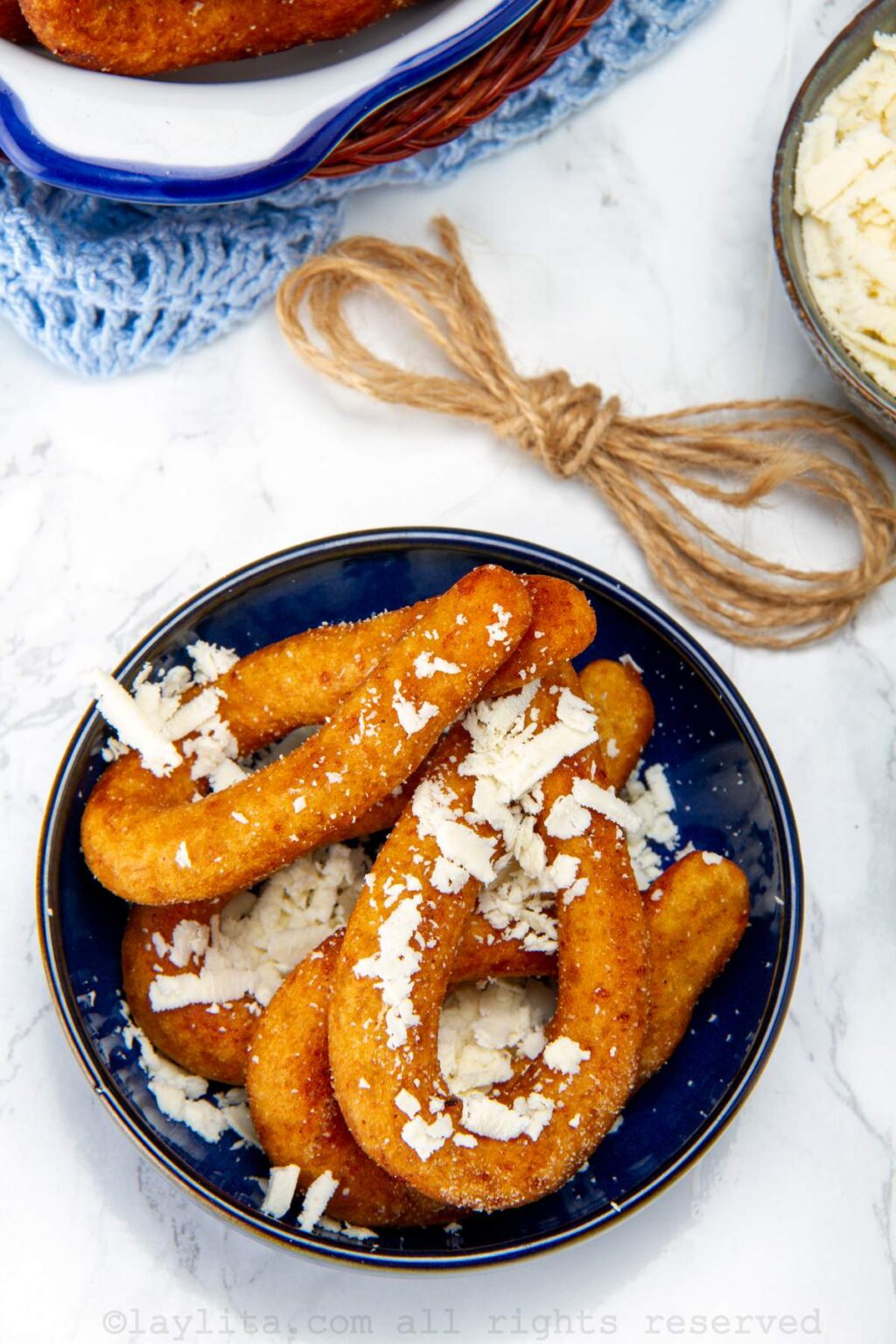 Fried Plantain and Cornmeal Mandocas with Cinnamon Sugar