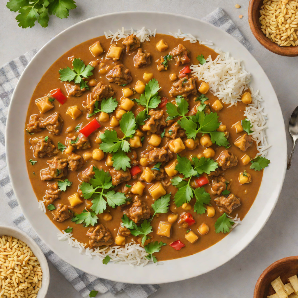 Instant Pot Beef and Chickpea Curry with Coconut Milk