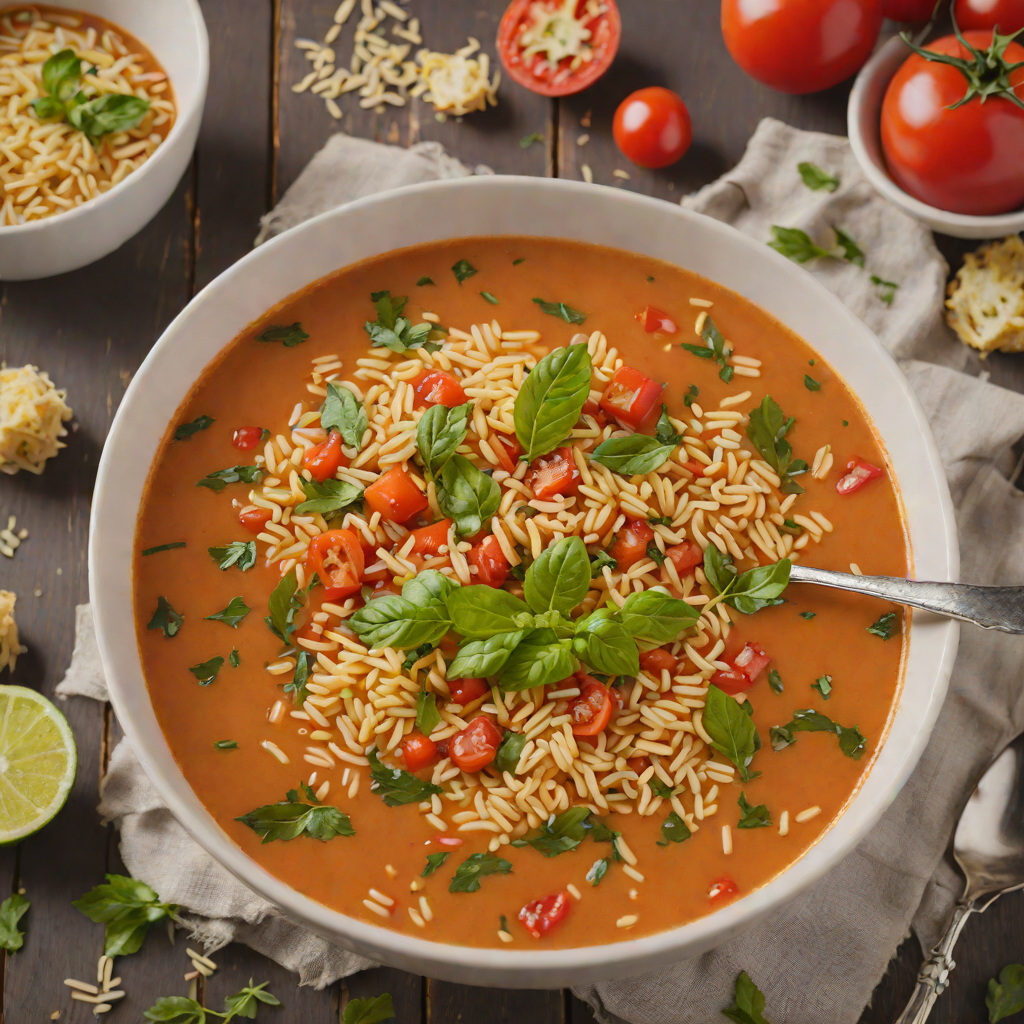 One-Pot Tomato Basil Orzo Soup