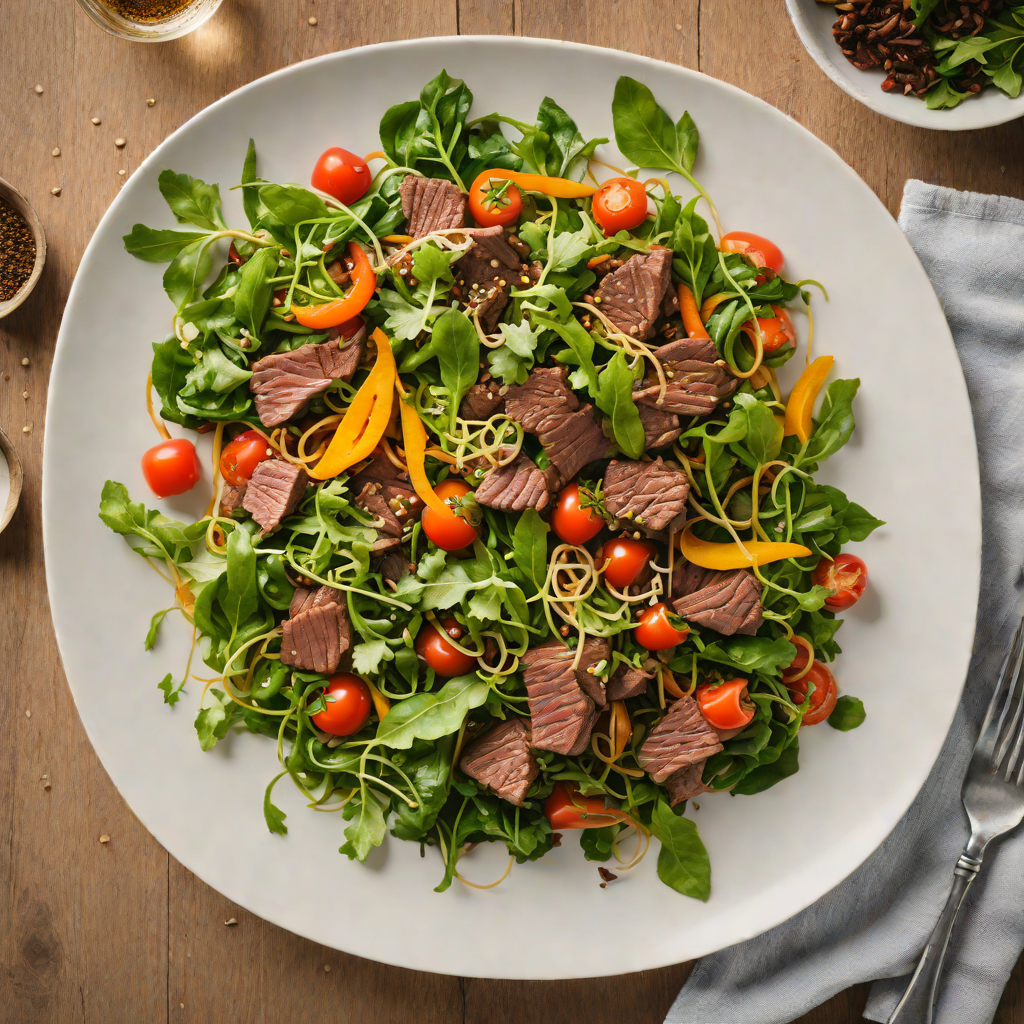 Spiced Kangaroo Stir-Fry with Bush Tomato and Warrigal Greens