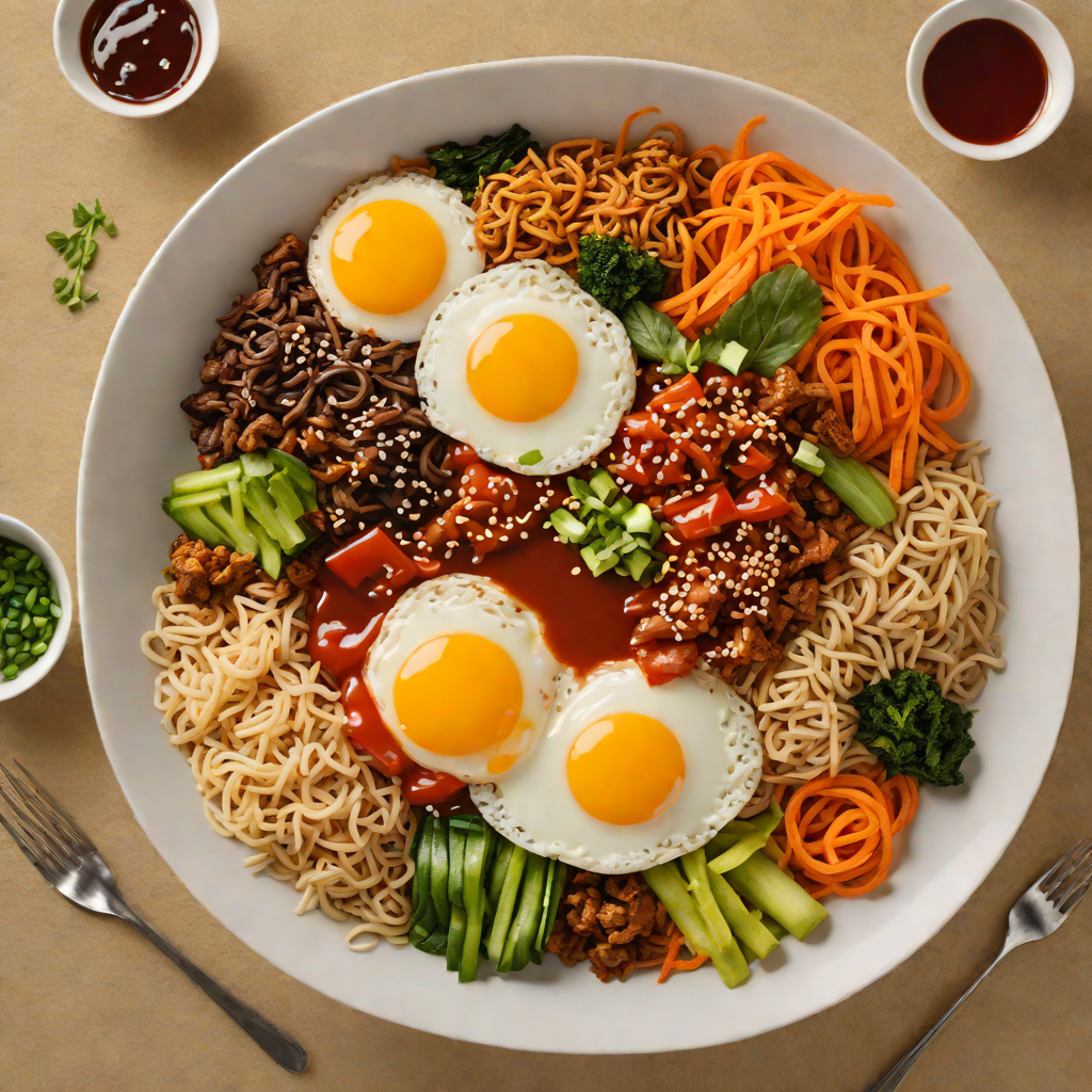 Spicy Korean Fourth-Place Bibimbap with Gochujang Sauce