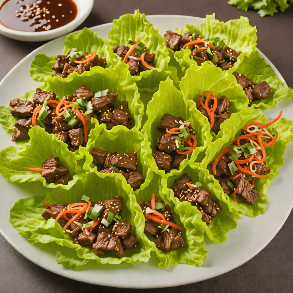 Street Food-Inspired Korean BBQ Beef Lettuce Wraps