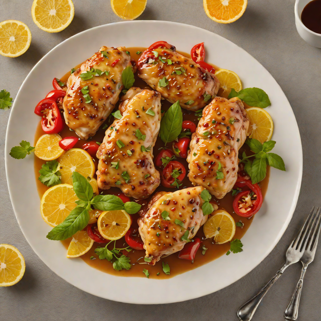 Sautéed Chicken with Tangy Citrus-Pepper Glaze