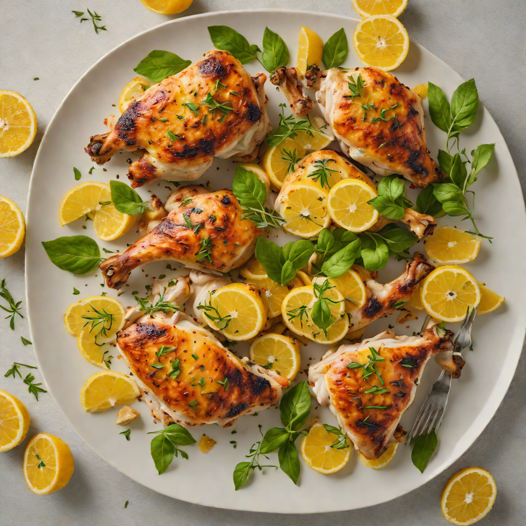 Cloud-Inspired Citrus and Herb Roasted Chicken Thighs